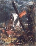 John Constable A windmill near Brighton painting